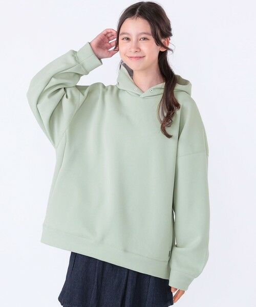 SHIPS / シップス パーカー | SHIPS KIDS:140〜160cm /〈吸水速乾・抗菌・防臭〉ダブル ニット フード パーカ | 詳細3