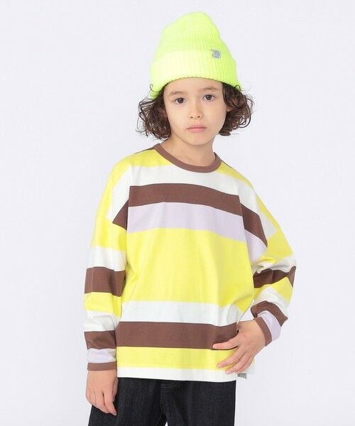 SHIPS / シップス Tシャツ | SHIPS KIDS:100〜125cm/ マルチ ボーダー ロングスリーブ Tシャツ | 詳細2