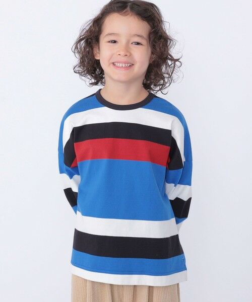 SHIPS / シップス Tシャツ | SHIPS KIDS:100〜125cm/ マルチ ボーダー ロングスリーブ Tシャツ | 詳細13