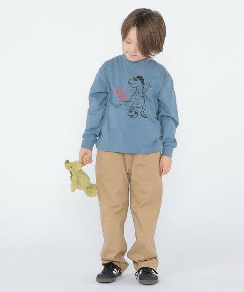 SHIPS / シップス Tシャツ | 【SHIPS KIDS別注】ARCH＆LINE:100〜130cm / ダイナソー ロングスリーブ Tシャツ | 詳細17