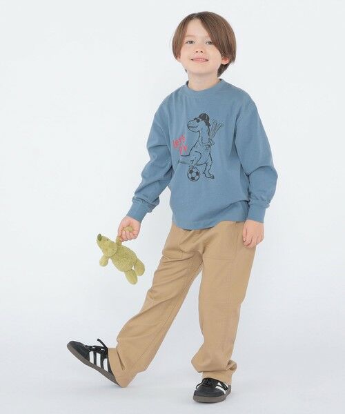 SHIPS / シップス Tシャツ | 【SHIPS KIDS別注】ARCH＆LINE:100〜130cm / ダイナソー ロングスリーブ Tシャツ | 詳細18