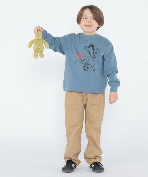 SHIPS / シップス Tシャツ | 【SHIPS KIDS別注】ARCH＆LINE:100〜130cm / ダイナソー ロングスリーブ Tシャツ | 詳細15