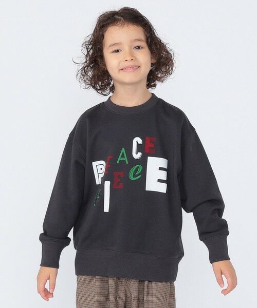 SHIPS / シップス スウェット | 【SHIPS KIDS別注】ARCH＆LINE:100〜130cm / グラフィック スウェット | 詳細1