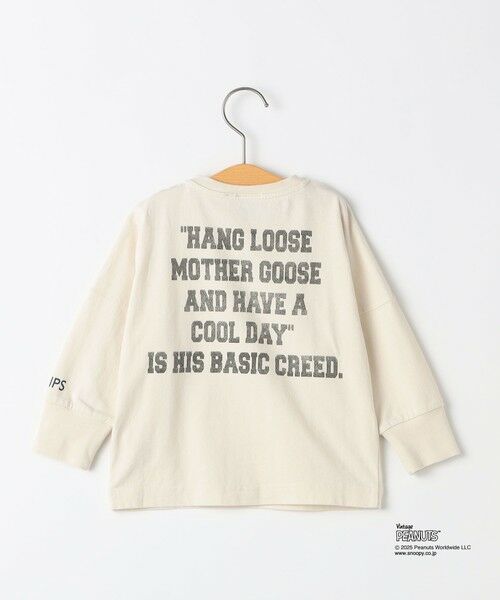 SHIPS / シップス カットソー | SHIPS KIDS:80〜90cm / SNOOPY ロングスリーブ Tシャツ | 詳細1