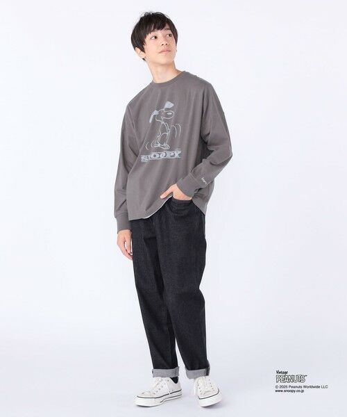 SHIPS / シップス カットソー | SHIPS KIDS:140〜160cm / SNOOPY ロングスリーブ Tシャツ | 詳細13