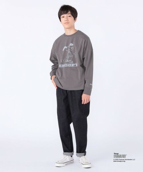 SHIPS / シップス カットソー | SHIPS KIDS:140〜160cm / SNOOPY ロングスリーブ Tシャツ | 詳細14
