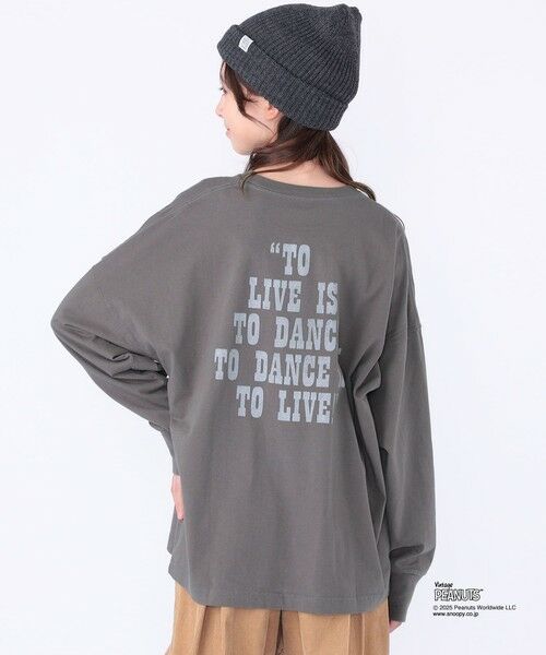 SHIPS / シップス カットソー | SHIPS KIDS:140〜160cm / SNOOPY ロングスリーブ Tシャツ | 詳細5