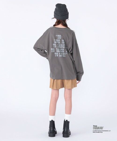SHIPS / シップス カットソー | SHIPS KIDS:140〜160cm / SNOOPY ロングスリーブ Tシャツ | 詳細9