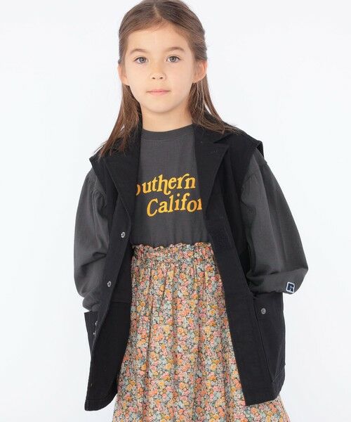 SHIPS / シップス Tシャツ | 【SHIPS KIDS別注】RUSSELL ATHLETIC:100〜150cm / 長袖 TEE | 詳細15