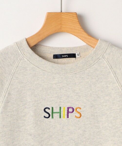 SHIPS / シップス Tシャツ | SHIPS KIDS:100〜130cm / 刺繍 ロゴ スウェット | 詳細2