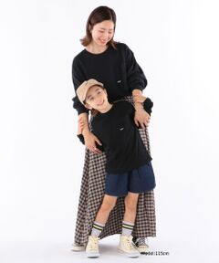 SHIPS / シップス Tシャツ | 【WEB限定】SHIPS KIDS:100〜160cm / ＜家族おそろい＞SHIPS マイクロロゴ ロングスリーブ TEE