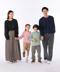 SHIPS / シップス Tシャツ | 【WEB限定】SHIPS KIDS:100〜160cm / ＜家族おそろい＞SHIPS マイクロロゴ ロングスリーブ TEE