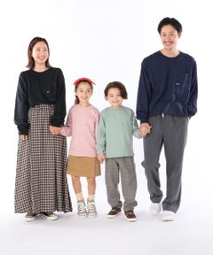 SHIPS / シップス Tシャツ | 【WEB限定】SHIPS KIDS:100〜160cm / ＜家族おそろい＞SHIPS マイクロロゴ ロングスリーブ TEE