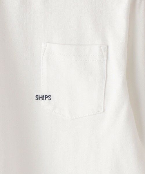 SHIPS / シップス Tシャツ | 【WEB限定】SHIPS KIDS:100〜160cm / ＜家族おそろい＞SHIPS マイクロロゴ ロングスリーブ TEE | 詳細8