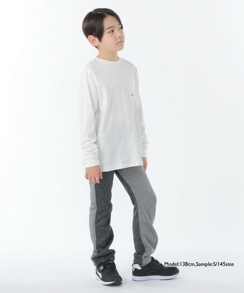 SHIPS / シップス Tシャツ | 【WEB限定】SHIPS KIDS:100〜160cm / ＜家族おそろい＞SHIPS マイクロロゴ ロングスリーブ TEE | 詳細6