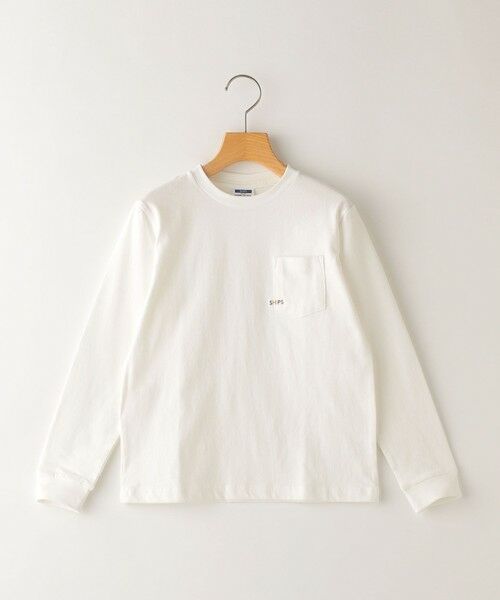 SHIPS / シップス Tシャツ | 【WEB限定】SHIPS KIDS:100〜160cm / ＜家族おそろい＞SHIPS マイクロロゴ ロングスリーブ TEE | 詳細14
