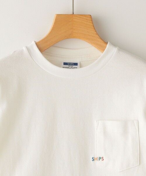 SHIPS / シップス Tシャツ | 【WEB限定】SHIPS KIDS:100〜160cm / ＜家族おそろい＞SHIPS マイクロロゴ ロングスリーブ TEE | 詳細17