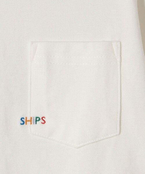 SHIPS / シップス Tシャツ | 【WEB限定】SHIPS KIDS:100〜160cm / ＜家族おそろい＞SHIPS マイクロロゴ ロングスリーブ TEE | 詳細18