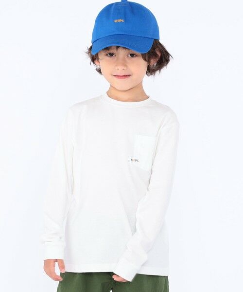 SHIPS / シップス Tシャツ | 【WEB限定】SHIPS KIDS:100〜160cm / ＜家族おそろい＞SHIPS マイクロロゴ ロングスリーブ TEE | 詳細10