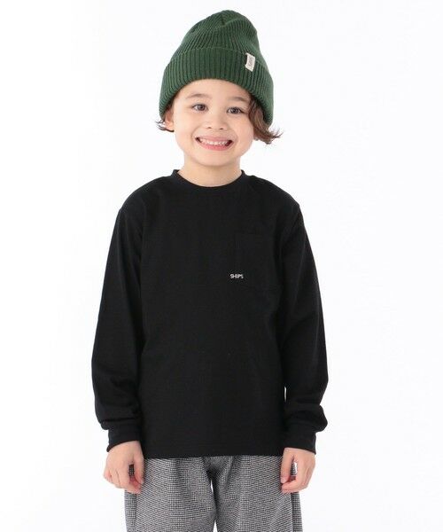 SHIPS / シップス Tシャツ | 【WEB限定】SHIPS KIDS:100〜160cm / ＜家族おそろい＞SHIPS マイクロロゴ ロングスリーブ TEE | 詳細20