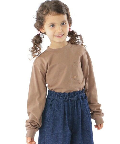 SHIPS / シップス Tシャツ | 【WEB限定】SHIPS KIDS:100〜160cm / ＜家族おそろい＞SHIPS マイクロロゴ ロングスリーブ TEE | 詳細26