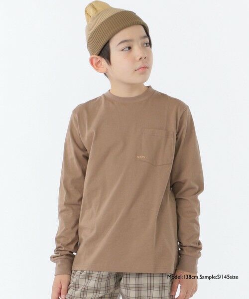 SHIPS / シップス Tシャツ | 【WEB限定】SHIPS KIDS:100〜160cm / ＜家族おそろい＞SHIPS マイクロロゴ ロングスリーブ TEE | 詳細28
