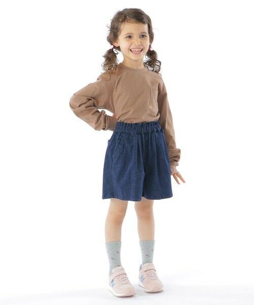 SHIPS / シップス Tシャツ | 【WEB限定】SHIPS KIDS:100〜160cm / ＜家族おそろい＞SHIPS マイクロロゴ ロングスリーブ TEE | 詳細30