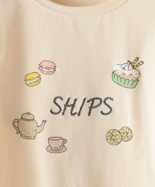 SHIPS / シップス Tシャツ | SHIPS KIDS:140〜150cm / アフタヌーンティー モチーフ 長袖 TEE | 詳細9