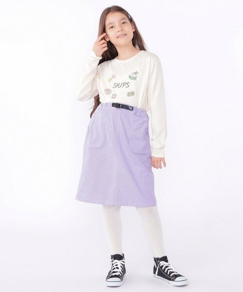 SHIPS / シップス Tシャツ | SHIPS KIDS:140〜150cm / アフタヌーンティー モチーフ 長袖 TEE | 詳細3