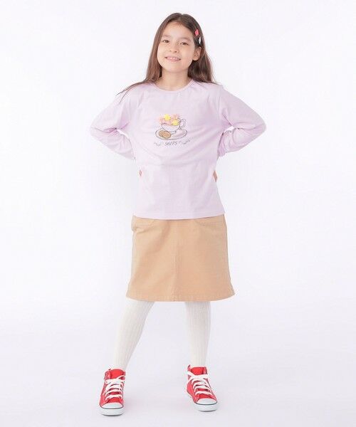 SHIPS / シップス Tシャツ | SHIPS KIDS:140〜150cm / アフタヌーンティー モチーフ 長袖 TEE | 詳細13