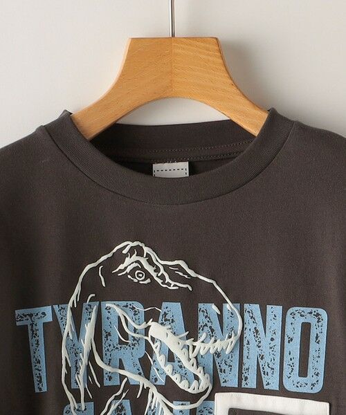 SHIPS / シップス Tシャツ | SHIPS KIDS:80〜90cm / 恐竜 蓄光 プリント 長袖 TEE | 詳細1