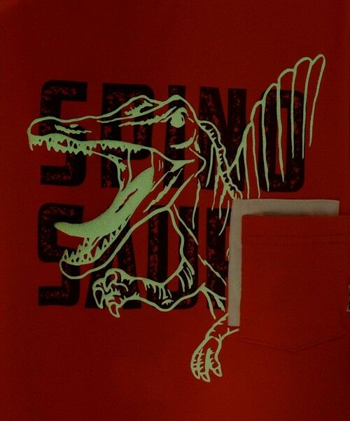 SHIPS / シップス Tシャツ | SHIPS KIDS:80〜90cm / 恐竜 蓄光 プリント 長袖 TEE | 詳細8