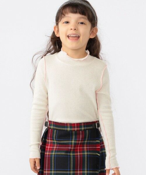 SHIPS / シップス Tシャツ | SHIPS KIDS:100〜140cm / ドライ リブ メロウ ハイネック トップス | 詳細1