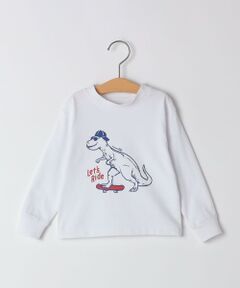 SHIPS / シップス Tシャツ | SHIPS KIDS:80〜90cm /〈吸水速乾〉恐竜 プリント 長袖 TEE