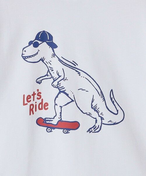 SHIPS / シップス Tシャツ | SHIPS KIDS:80〜90cm /〈吸水速乾〉恐竜 プリント 長袖 TEE | 詳細1