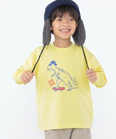 SHIPS / シップス Tシャツ | SHIPS KIDS:100〜130cm /〈吸水速乾〉恐竜 プリント 長袖 TEE