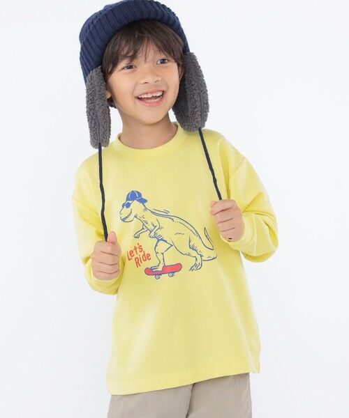 SHIPS / シップス Tシャツ | SHIPS KIDS:100〜130cm /〈吸水速乾〉恐竜 プリント 長袖 TEE | 詳細12
