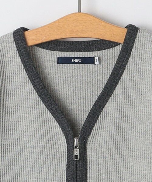 SHIPS / シップス Tシャツ | SHIPS KIDS:80〜90cm / ワッフル カーディガン | 詳細2
