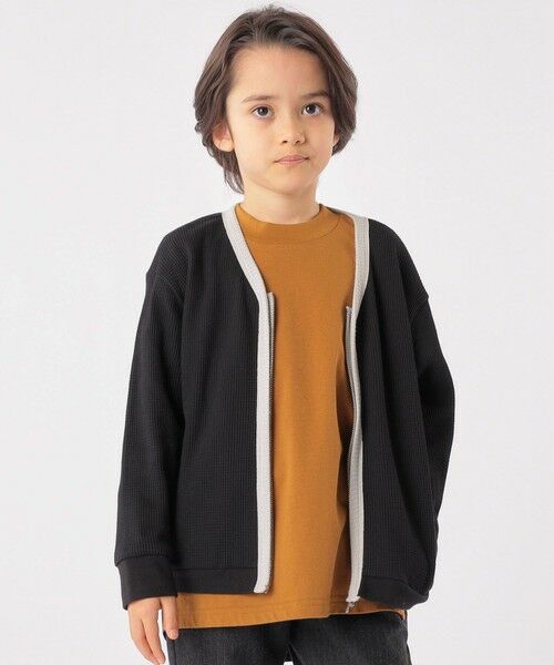 SHIPS / シップス Tシャツ | SHIPS KIDS:100〜130cm / ワッフル カーディガン | 詳細13