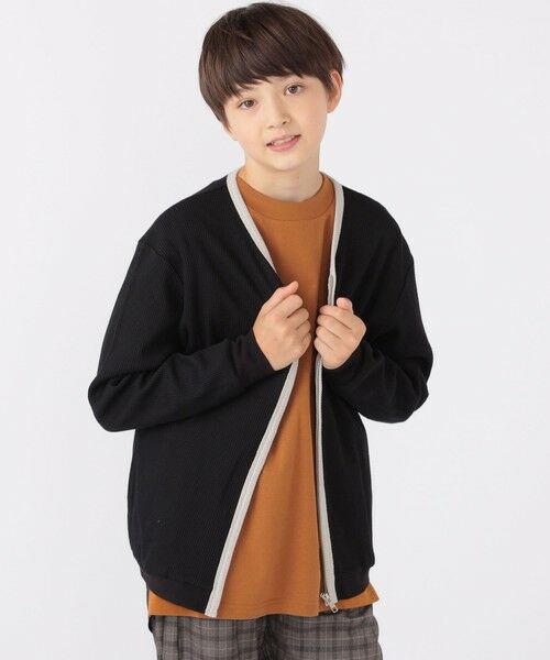 SHIPS / シップス Tシャツ | SHIPS KIDS:140〜160cm / ワッフル カーディガン | 詳細22