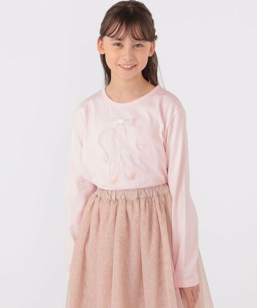 SHIPS / シップス Tシャツ | SHIPS KIDS:140〜150cm / バレエ 長袖 TEE(ライトピンク)