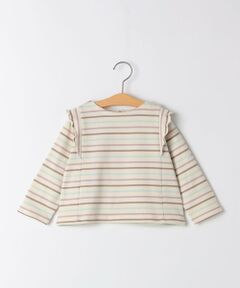 SHIPS / シップス Tシャツ | SHIPS KIDS:80〜90cm / オーガニック コットン フリル プルオーバー