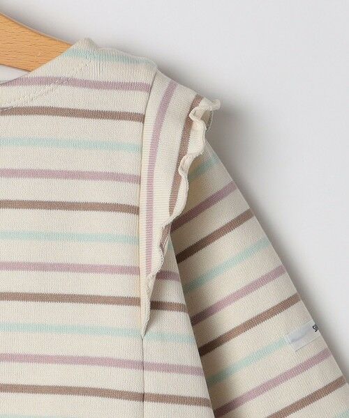 SHIPS / シップス Tシャツ | SHIPS KIDS:80〜90cm / オーガニック コットン フリル プルオーバー | 詳細3