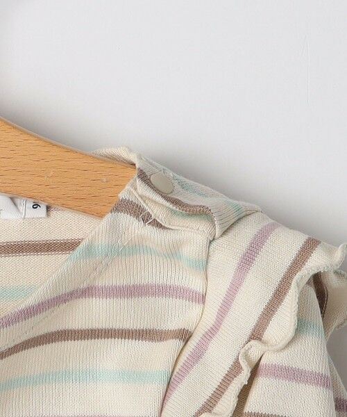 SHIPS / シップス Tシャツ | SHIPS KIDS:80〜90cm / オーガニック コットン フリル プルオーバー | 詳細4