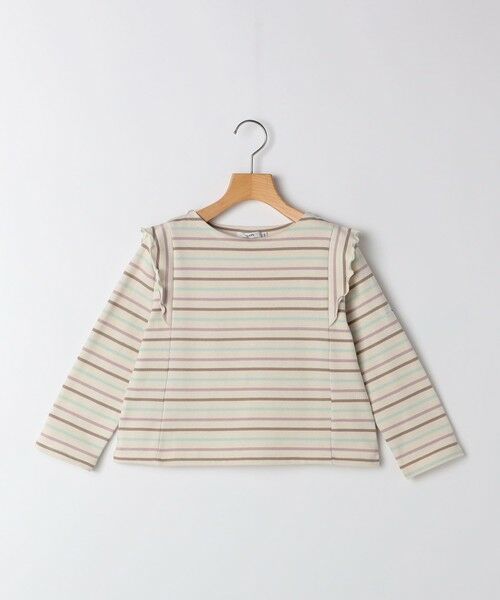 SHIPS / シップス Tシャツ | SHIPS KIDS:100〜130cm / オーガニック コットン フリル プルオーバー | 詳細14