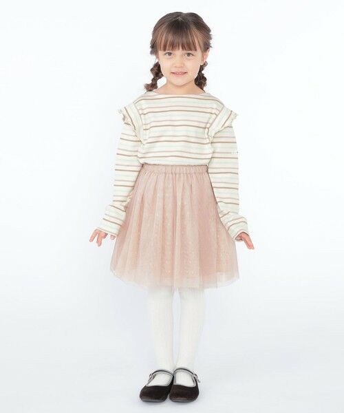 SHIPS / シップス Tシャツ | SHIPS KIDS:100〜130cm / オーガニック コットン フリル プルオーバー | 詳細6