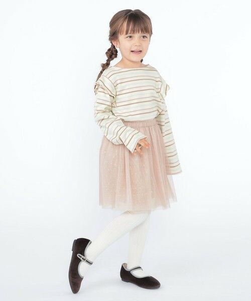 SHIPS / シップス Tシャツ | SHIPS KIDS:100〜130cm / オーガニック コットン フリル プルオーバー | 詳細8