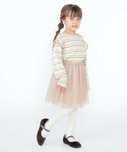 SHIPS / シップス Tシャツ | SHIPS KIDS:100〜130cm / オーガニック コットン フリル プルオーバー | 詳細9