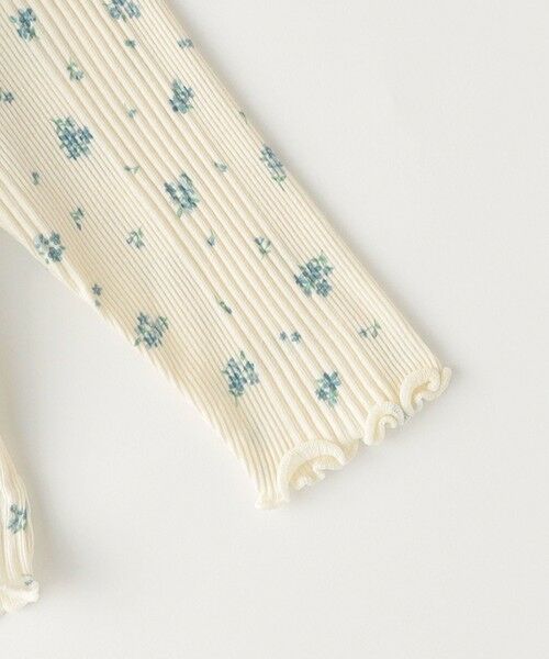 SHIPS / シップス Tシャツ | SHIPS KIDS:80〜90cm / フラワー テキスタイル 長袖 TEE | 詳細3