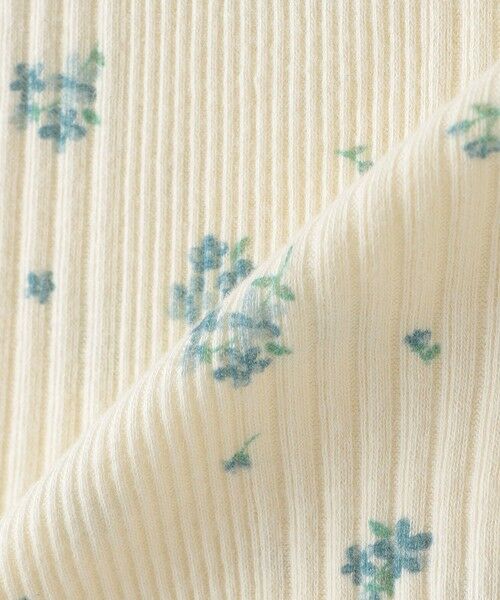 SHIPS / シップス Tシャツ | SHIPS KIDS:80〜90cm / フラワー テキスタイル 長袖 TEE | 詳細5